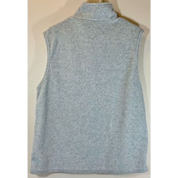 Vintage Made in the USA Fleece Zip Up High Collar Men's Vest Large - Picture 4 of 9